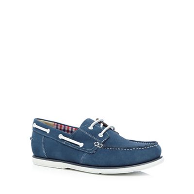 Blue 'Pontoon' boat shoes